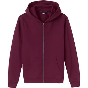 Adult Lands' End School Uniform Zip-Front Sweatshirt