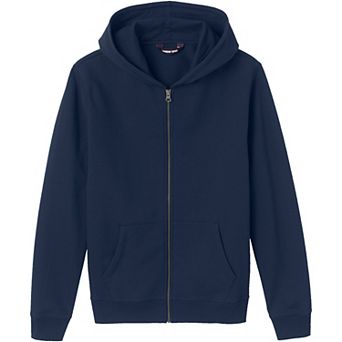 Adult Lands' End School Uniform Zip-Front Sweatshirt
