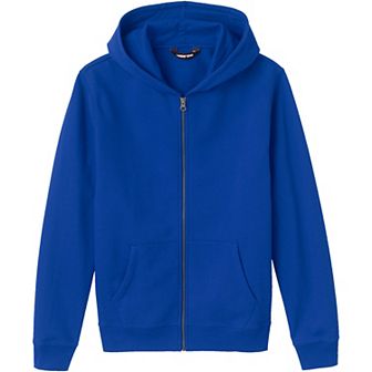 Adult Lands' End School Uniform Zip-Front Sweatshirt