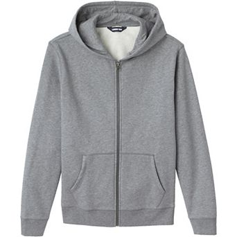 Adult Lands' End School Uniform Zip-Front Sweatshirt