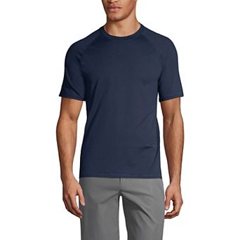 Men's Lands' End School Uniform Short Sleeve Active Tee