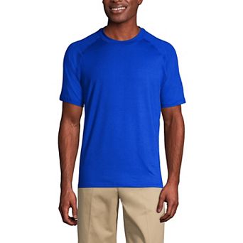 Men's Lands' End School Uniform Short Sleeve Active Tee
