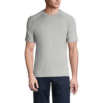 Men's Lands' End School Uniform Short Sleeve Active Tee