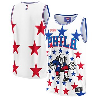Unisex NBA & KidSuper Studios by Fanatics White Philadelphia 76ers Hometown Jersey