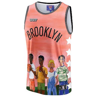 Unisex NBA & KidSuper Studios by Fanatics Coral Brooklyn Nets Hometown Jersey
