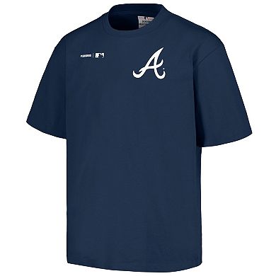 Men's PLEASURES Navy Atlanta Braves Precision T-Shirt