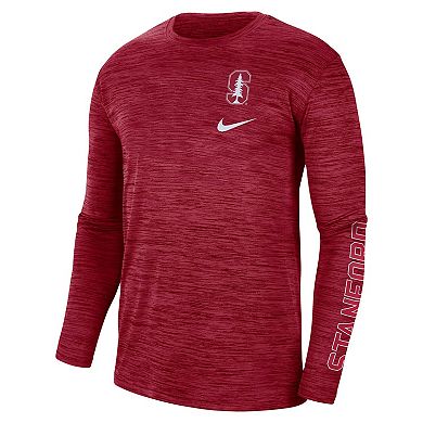 Men's Nike Cardinal Stanford Cardinal Velocity Legend Team Performance Long Sleeve T-Shirt