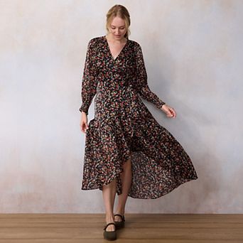 Women's LC Lauren Conrad Long Wrap Maxi Dress