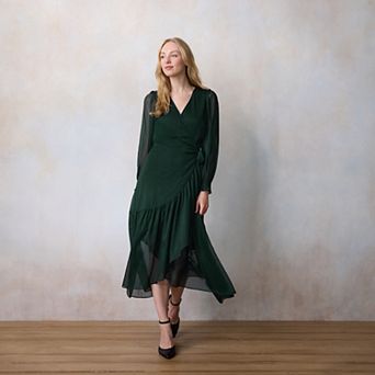 Women's LC Lauren Conrad Long Wrap Maxi Dress