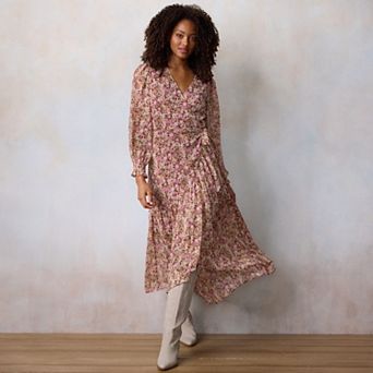 Women's LC Lauren Conrad Long Wrap Maxi Dress