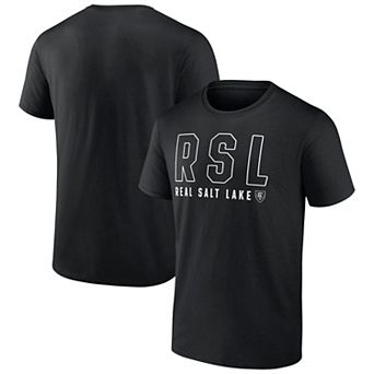 Men's Fanatics Branded Black Real Salt Lake Fundamentals Stealth T-Shirt