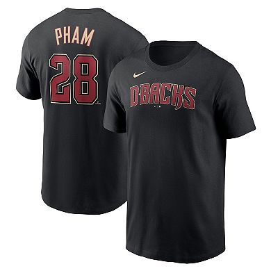 Men's Nike Tommy Pham Black Arizona Diamondbacks Player Name & Number T-Shirt