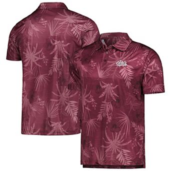 Men's Colosseum Maroon Montana Grizzlies Palms Team Polo