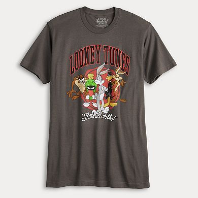 Men's Looney Tunes Ground Collegiate Graphic Tee