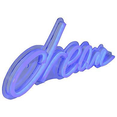 17” Bright Blue Neon Style Dream LED Lighted Wall Sign