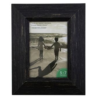 Classical Rectangular Photo Picture Frame With Clip - Black And White