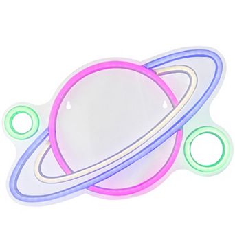 16" LED Neon Style Planet Wall Sign