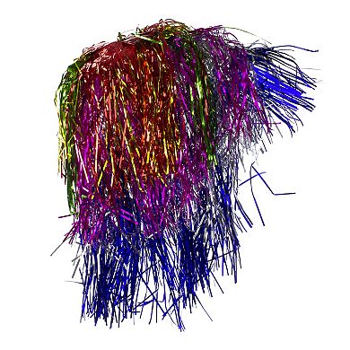 Multi Color Tinsel Women's Halloween Wig Costume Accessory- One Size