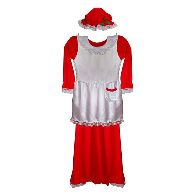 Santa Ed Ornamenti O Icone Di Mrs Claus Ha Isolato Natale Family Donna Dott Rosso Image82573776