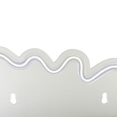 13" Yellow and White LED Neon Style Beer Mug Wall Sign