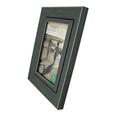 Classical Rectangular Photo Picture Frame With Clip - Black And White