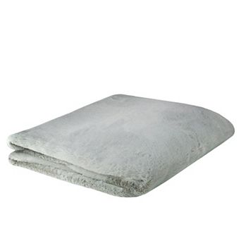 Gray Contemporary Rectangular Throw Blanket 50" x 60"