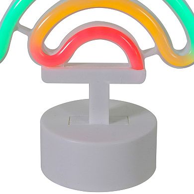 8" Neon Style LED Multi-Color Rainbow Light