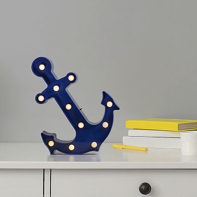 12.5" Blue Anchor LED Marquee Wall Sign