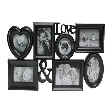 27" Black Multi-Sized Love Photo Collage Frame