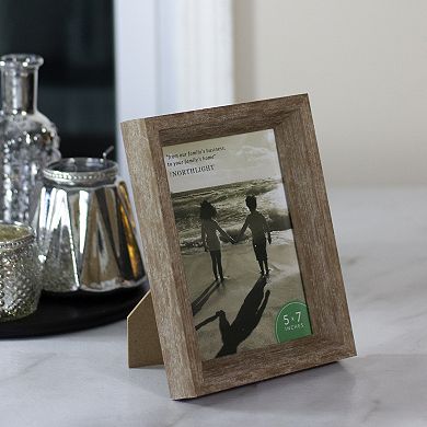 8.25" Classical Rectangular Photo 5" x 7" Picture Frame - Brown