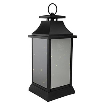 16-Inch LED Lighted Battery Operated Lantern Warm White Flickering Light