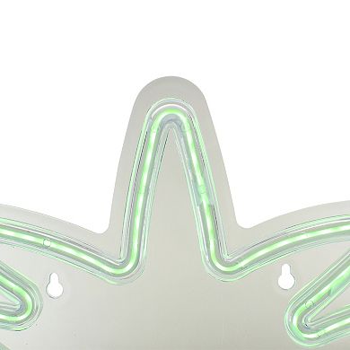 16" Yellow and Green Pineapple LED Neon Style Wall Sign