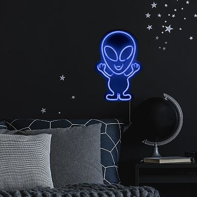 16.75" LED Neon Style Alien Wall Sign