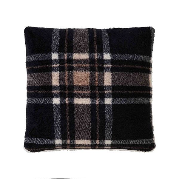 Cuddl Duds® Sherpa Throw Pillow - Black