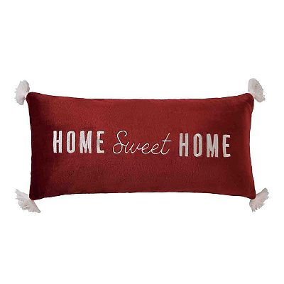 Cuddl Duds® Home Sweet Home Plush Decorative Throw Pillow