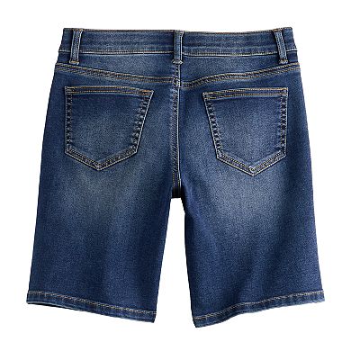 Boys 8-20 Lazer Slim Fit Knit Denim Shorts