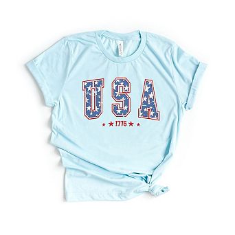 Simply Sage Market USA Varsity Stars Short Sleeve Tee