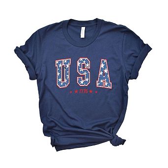 Simply Sage Market USA Varsity Stars Short Sleeve Tee