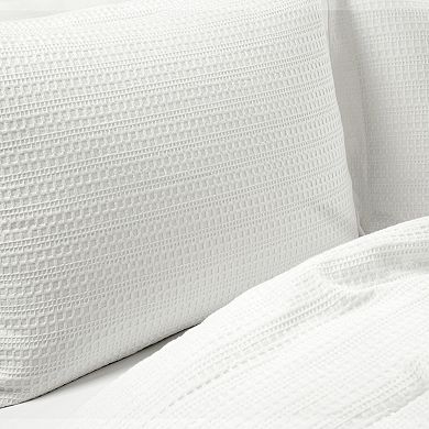 Lush Decor Haniya Solid Waffle Comforter Set