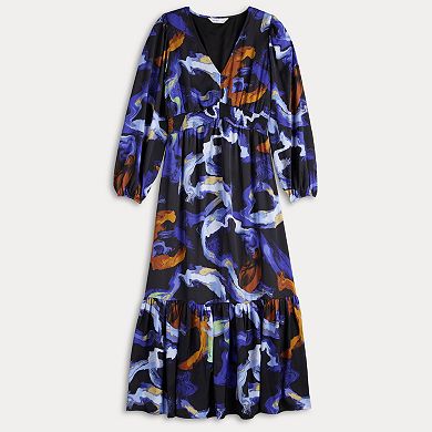 Women's Nine West V-Neck Midi Dress