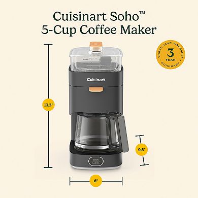Cuisinart® Soho™ 5-Cup Coffeemaker