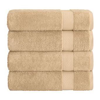 Linum Home Textiles Aegean Long Staple Turkish Cotton Starlight Terry 4 pc Bath Towel Set