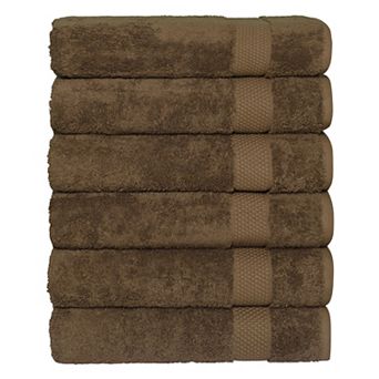 Linum Home Textiles Aegean Long Staple Turkish Cotton Starlight Terry 6 pc Bath Towel Set
