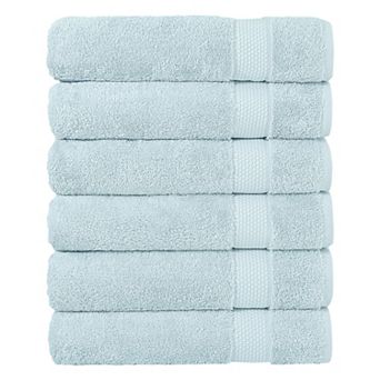 Linum Home Textiles Aegean Long Staple Turkish Cotton Starlight Terry 6 pc Bath Towel Set