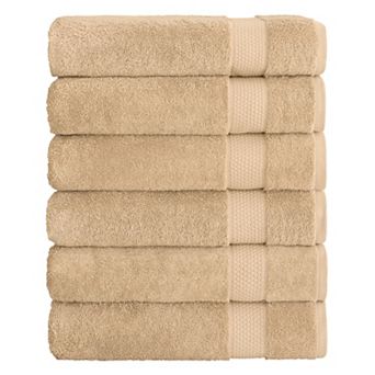 Linum Home Textiles Aegean Long Staple Turkish Cotton Starlight Terry 6 pc Bath Towel Set