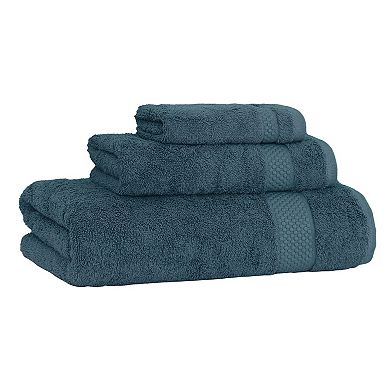 Linum Home Textiles Aegean Long Staple Turkish Cotton Starlight Terry 3-Piece Towel Set