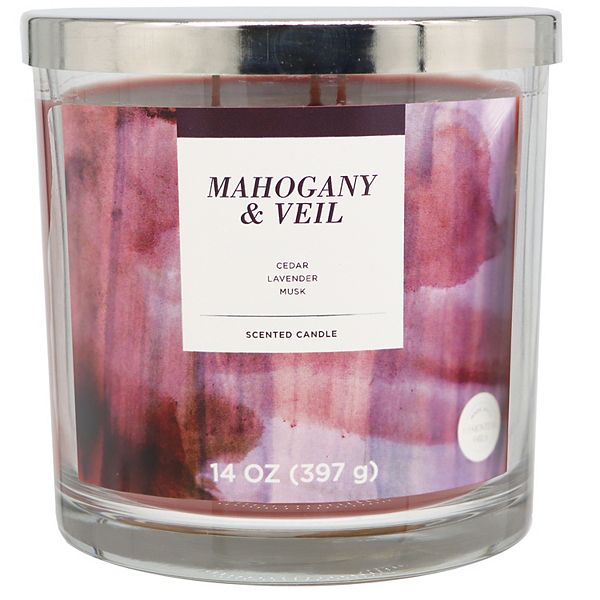 Sonoma Goods For Life® Mahogany & Veil 14-oz. Candle Jar - Multi None