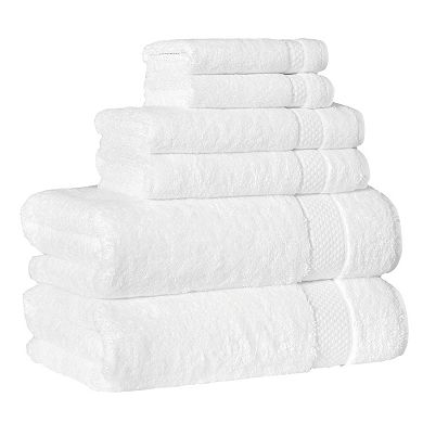 Linum Home Textiles Aegean Long Staple Turkish Cotton Starlight Terry 6-Piece Towel Set