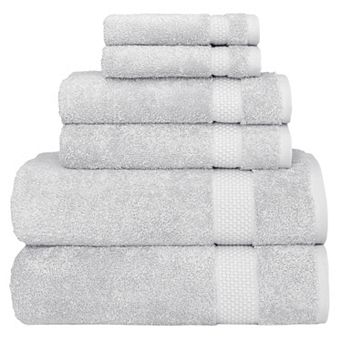 Linum Home Textiles Aegean Long Staple Turkish Cotton Starlight Terry 6 pc Towel Set