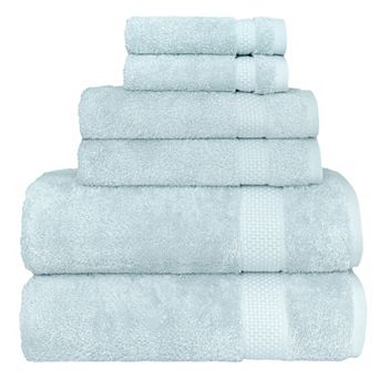 Linum Home Textiles Aegean Long Staple Turkish Cotton Starlight Terry 6 pc Towel Set